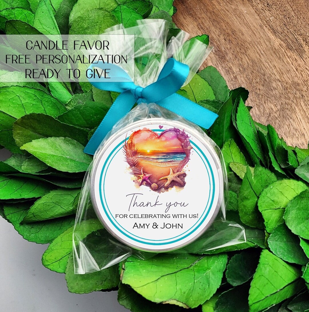 Beach Wedding Favor Beach Bridal Shower Favors Beach Etsy