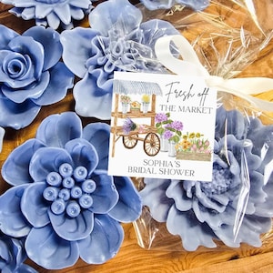 Fresh off the Market Soap Favors: Personalized Bridal Shower, Garden Theme