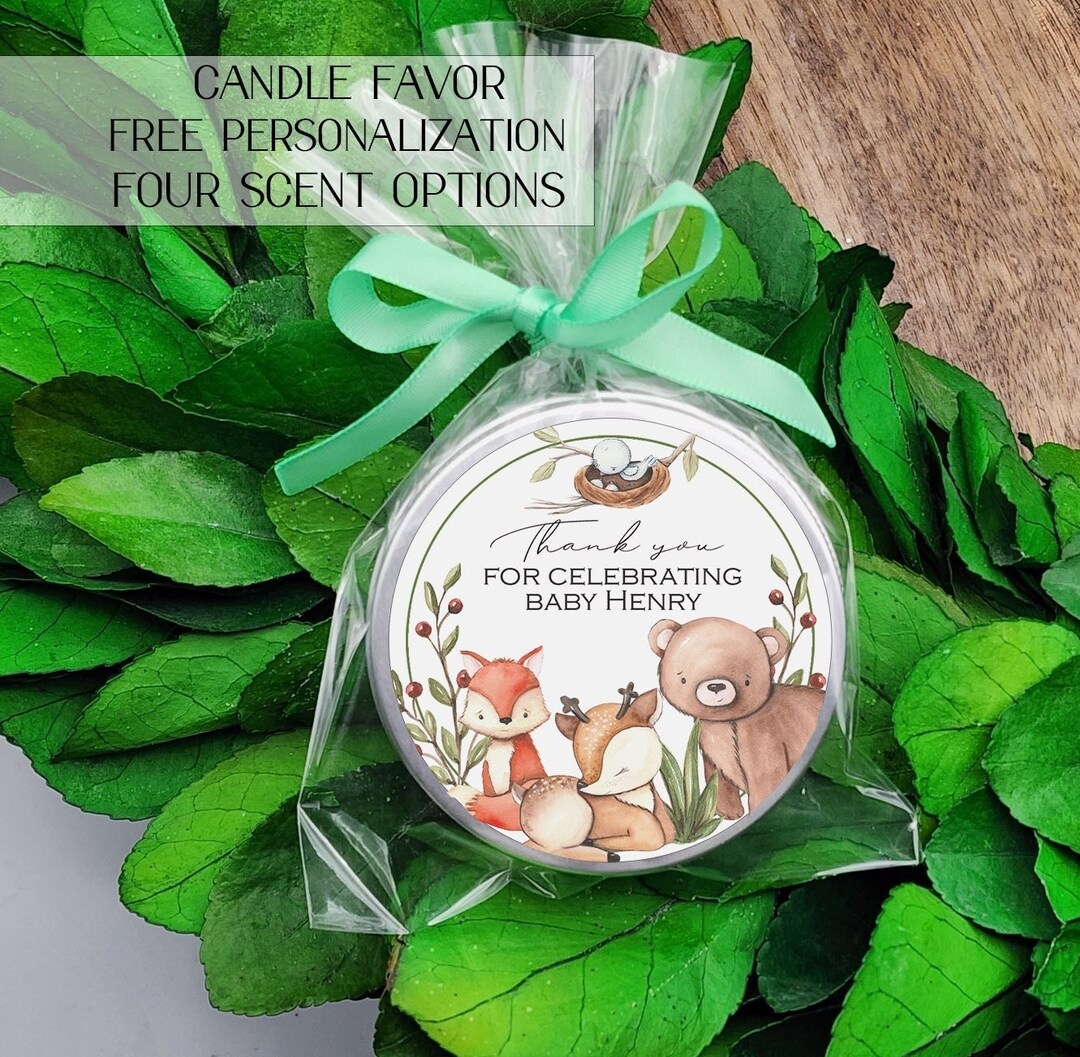 Woodland Baby Shower Favors Woodland Animal Favors Woodland Favors