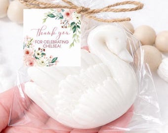 Swan Soap Favors for Baby Shower, Bridal Shower or Elegant Celebration