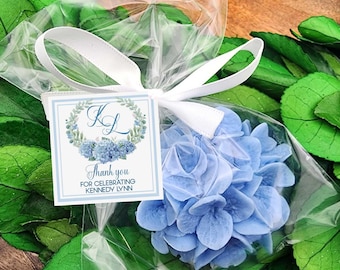 Hydrangea Bridal Shower Favors – Bridal Brunch Gifts – Garden Wedding Party Favors – Floral Soap Gifts – Personalized Baby Shower Favors