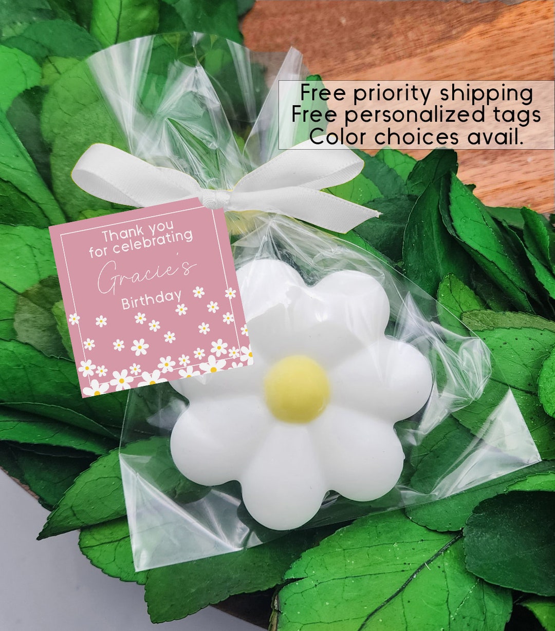 Daisy Party Favor Daisy Birthday Party Little Miss Etsy