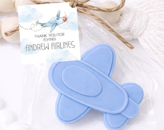 Airplane Birthday Favor, Boy Party Soap, Travel Theme Baby Shower