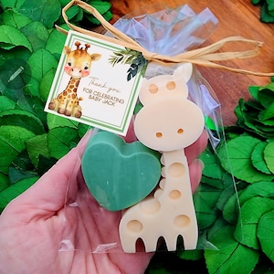 Jungle baby shower favors- giraffe baby- Giraffe themed favors - zoo baby shower- giraffe decorations - giraffe 1st birthday - jungle baby