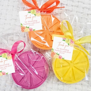 Citrus Bridal Shower Soap Favor – Lemon and Orange Main Squeeze Guest Gift – Summer Party