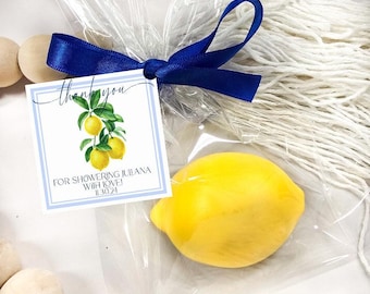 Lemon shower favors - Lemon baby shower favors - Main squeeze party favors - Lemon bridal shower favor- lemon party favors