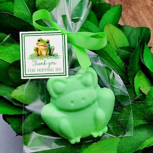 Frog party favors - Frog birthday favors - Frog baby shower favors - 1st birthday frog favors - Enchanted forest favors - frog soap favors