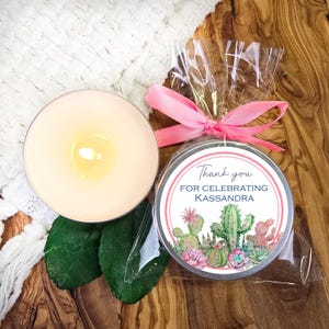 Cactus bridal shower favors - cactus baby shower favor - cactus shower theme - cactus 1st birthday favor - cactus first birthday