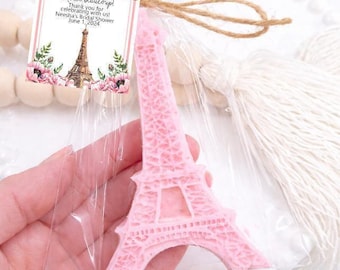Pink Eiffel Tower Soap Favors – Paris Bridal Shower Thank You Gifts