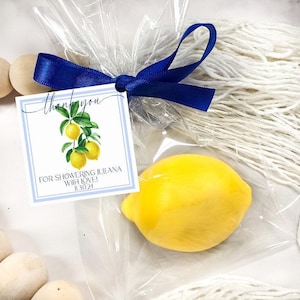 Lemon shower favors - Lemon baby shower favors - Main squeeze party favors - Lemon bridal shower favor- lemon party favors
