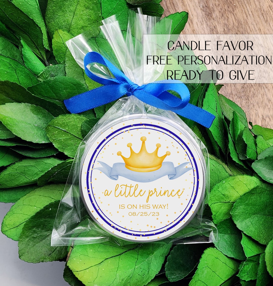 Little Prince Baby Shower Favors Royal Baby Shower Favors Prince is on the Way Shower King Baby