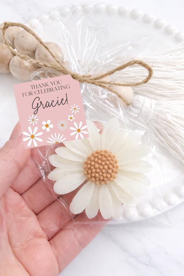 Daisy Soap Favor for Baby Shower or First Birthday - Etsy