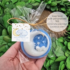 Over the Moon Baby Shower Soap Favors