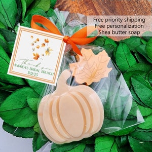 Fall bridal shower favors - Fall wedding favors - Fall Farm birthday favors- Fall baby shower favors - Fall soap favors