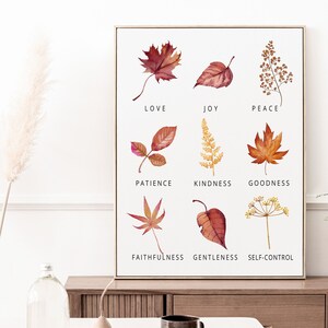 Galatians 5:22 23, Fruit of the Spirit, Bible Verse Printable Wall Art
