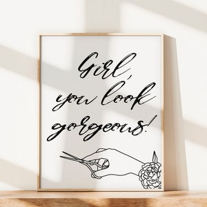 Hair Salon Poster, Hair Salon Decor, Funny Hair Salon Print,  Hair Salon Printable, Hairstylist Gift, Hairstylist Sign,