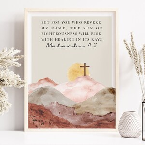Set of 6 Printable Posters, Religious Easter Story Decoration, Bible ...