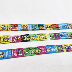 Armband van lint met de afbeelding van de Maagd van Guadalupe / Mexicaans lint / Mexicaanse linten / Armband van stof met de afbeelding van de Heilige Maagd Maria, zorg voor mij
