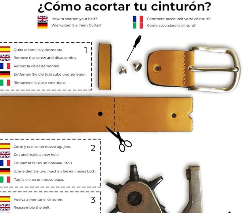 Argentinischer Ledergürtel. Stickerei auf Leder. Strapazierfähige argentinische Polo-Gürtel aus Leder Haut handgefertigt Kunsthandwerk Bild 8
