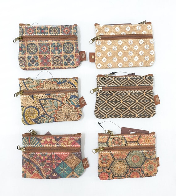 Monedero de Corcho Natural para Mujer Piel Vegana Corcho de Portugal Accesorios de Corcho un regalo para mujeres eco responsables Etsy Espana