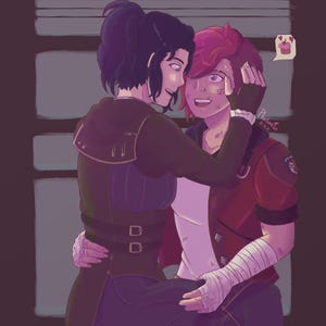 Arcane Print: Caitlyn and Vi