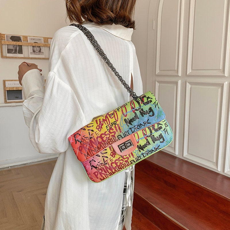 Graffiti Purse - 77 For Sale on 1stDibs