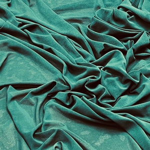 Solid Hunter Green Four Way Stretch Nylon Power Mesh Fabric by The Yard, 60&#39;&#39; Wide, Decoration, DIY, Lingerie