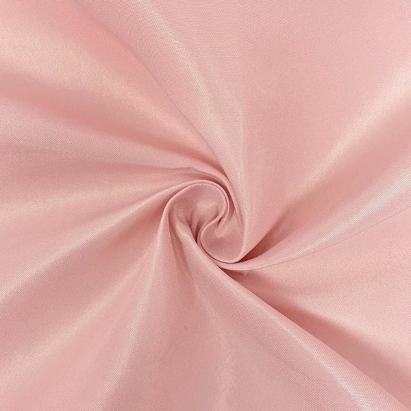 Blush Pink 58"/60" Wide (Peau de Soie) Silk Skin Duchess Bridesmaid, Dress, Dull Satin Fabric