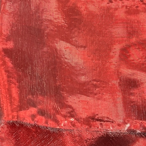 Red Light Weight Metallic Tissue Lame Fabric by The Yard, 60&quot; Wide, Decoration, Costume, Backdrop