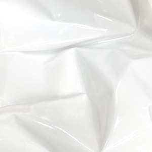 Shiny White 4-Way Stretch Vinyl Latex Fabric By The Yard, 60&quot; Wide, DIY, Crafts, Club Wear, Costumes, Cosplay