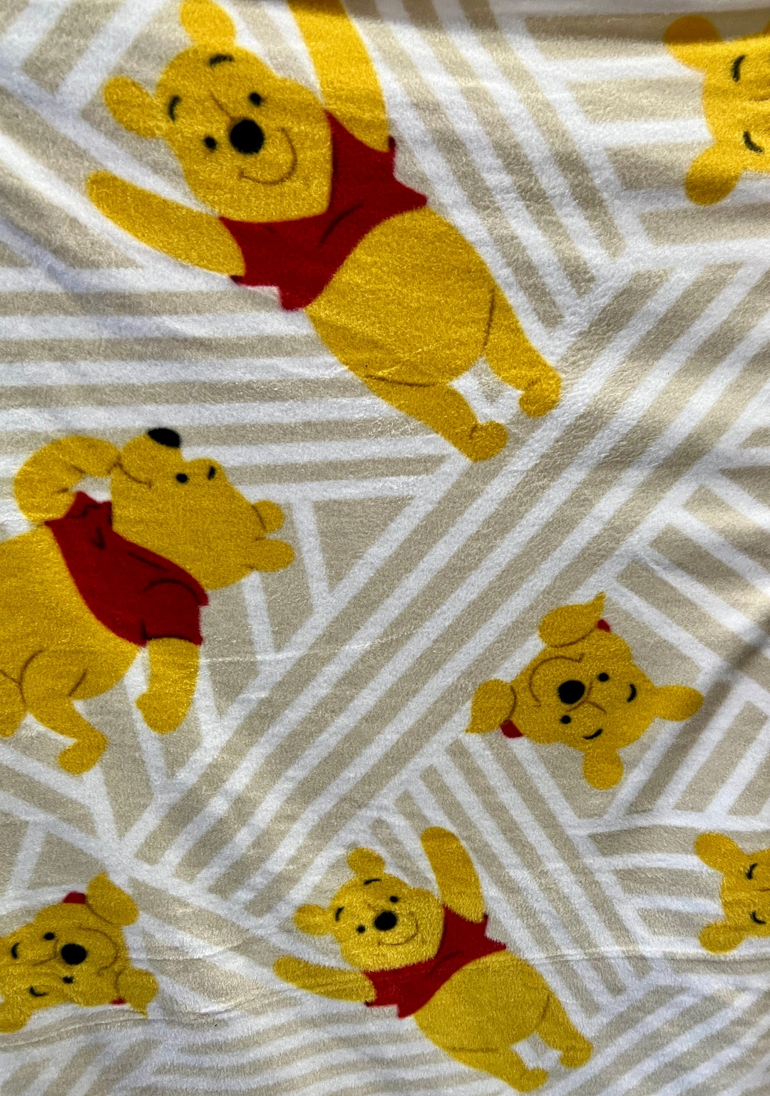 Winnie the Pooh Fleece Fabric by the Yard, 60” Wide, Blanket - Etsy
