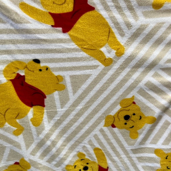 Winnie the Pooh Fabric by the Yard - Etsy