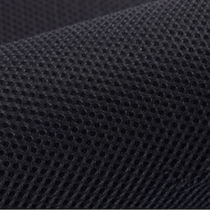 Black Spacer Mesh Fabric By The Yard, 60&quot; Wide