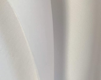 Tela de neopreno para buceo, 58/60 pulgadas de ancho, 90 % poliéster, 10 % spandex, color blanco
