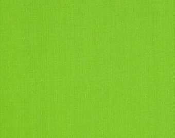 Lime Green   60" Wide Premium Light Weight Poly Cotton Blend Broadcloth Fabric By The Yard