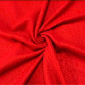 Red 58/60&quot; Wide Solid Polar Fleece Anti-Pill Fabric By The Yard