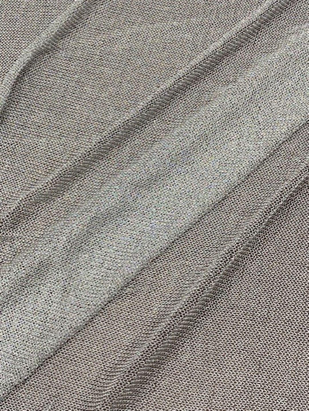 Stretch Metallic Silver Mesh Chainmail Fabric, 60