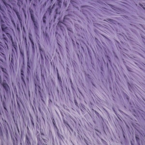 White Luxury Shag Faux Fur Fabric 