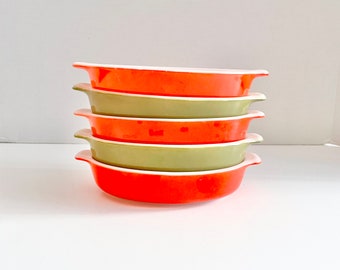 Vintage Pyrex 700 7&quot; Pixie Augratin  10 Oz. Individual Casserole Dish