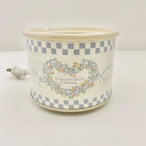 Vintage Rival Potpourri Crock Electric Simmering Cooker In Original Box