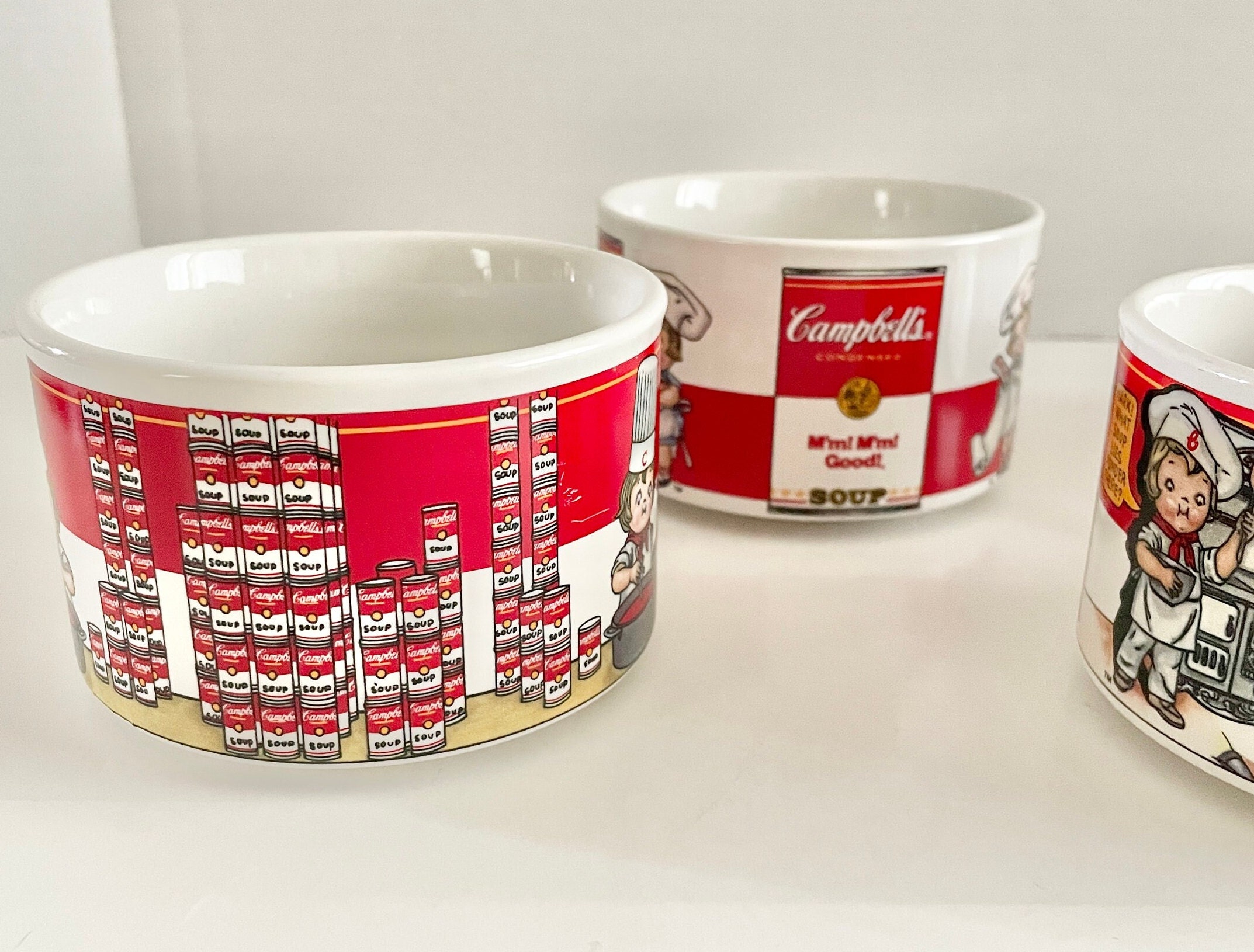 Vintage Westwood 1997 Campbell's Soup Mugs Set of 4 Etsy