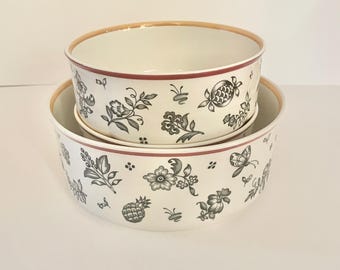 Choice of Vintage Villeroy & Boch Switch Plantation (Switch 5)  7" or 10"  Round Vegetable Bowl