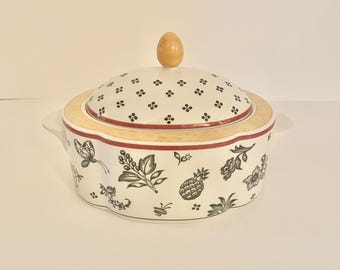 Vintage Villeroy & Boch Switch Plantation (Switch 5)  8 1/2" Oval Covered Vegetable