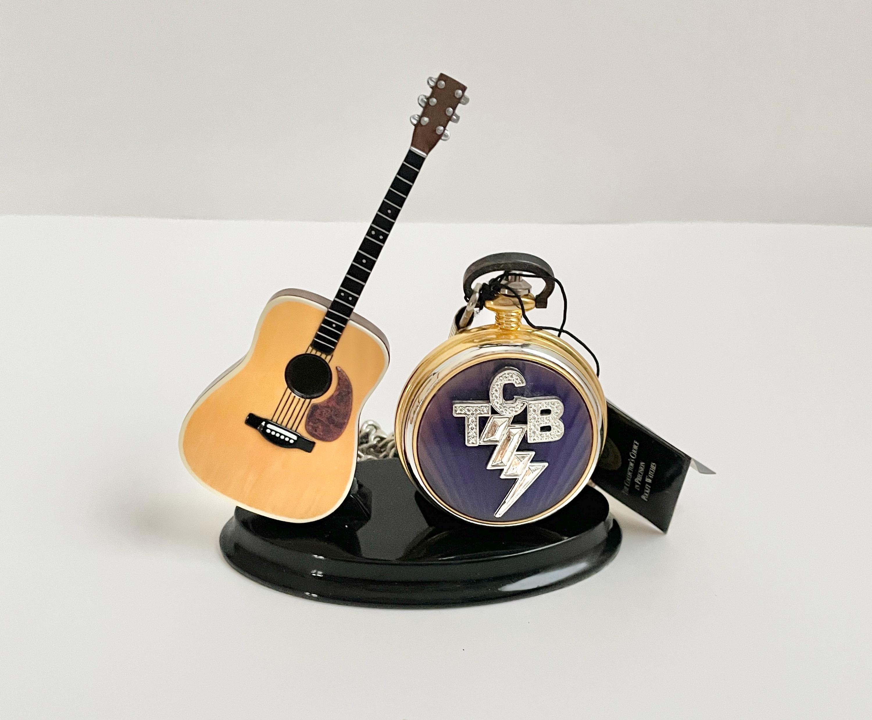 Vintage Franklin Mint Elvis Presley Collectors Pocket Watch With