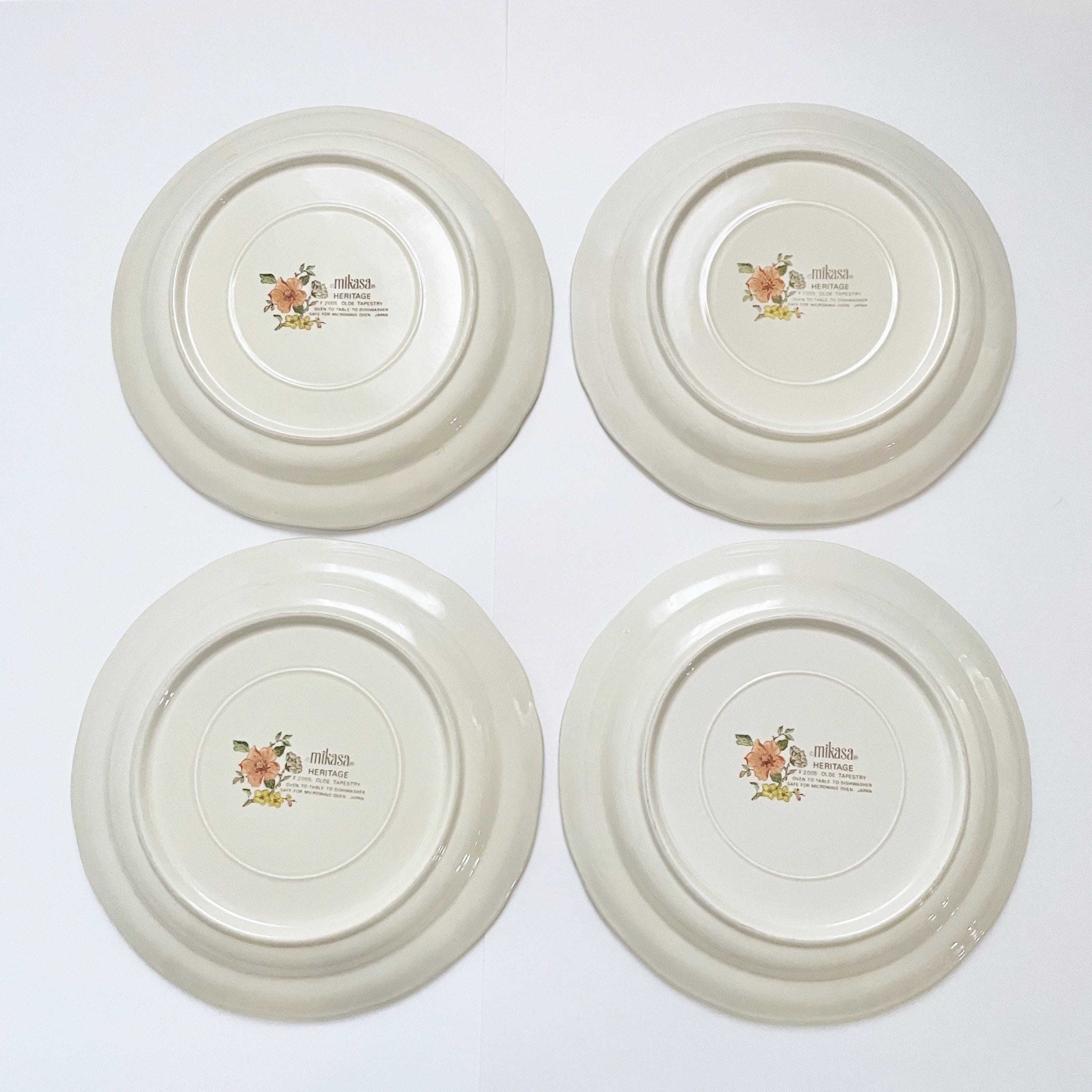 Vintage Mikasa Heritage Olde Tapestry Dinner Plates - Etsy