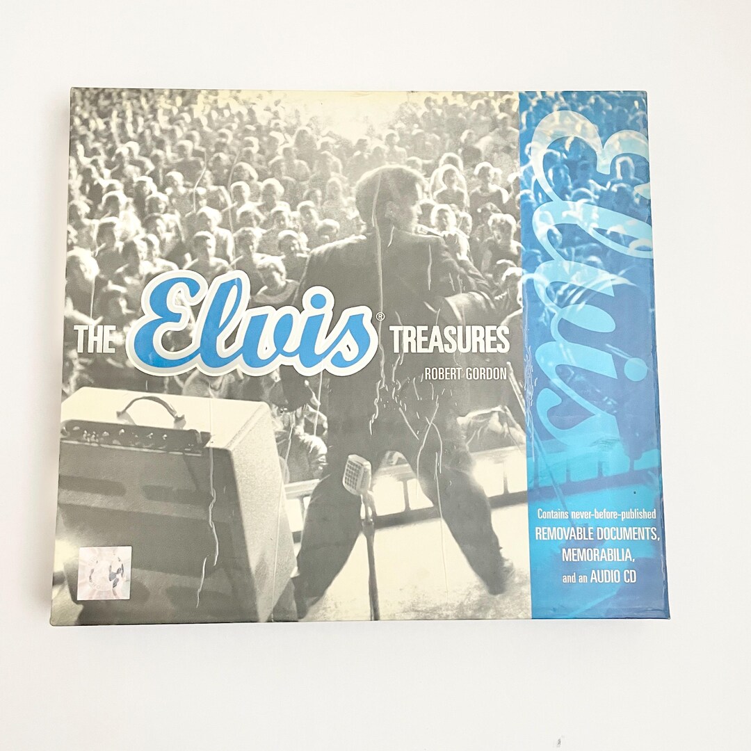 Vintage the Elvis Treasures by Robert Gordon With Removable Documents
