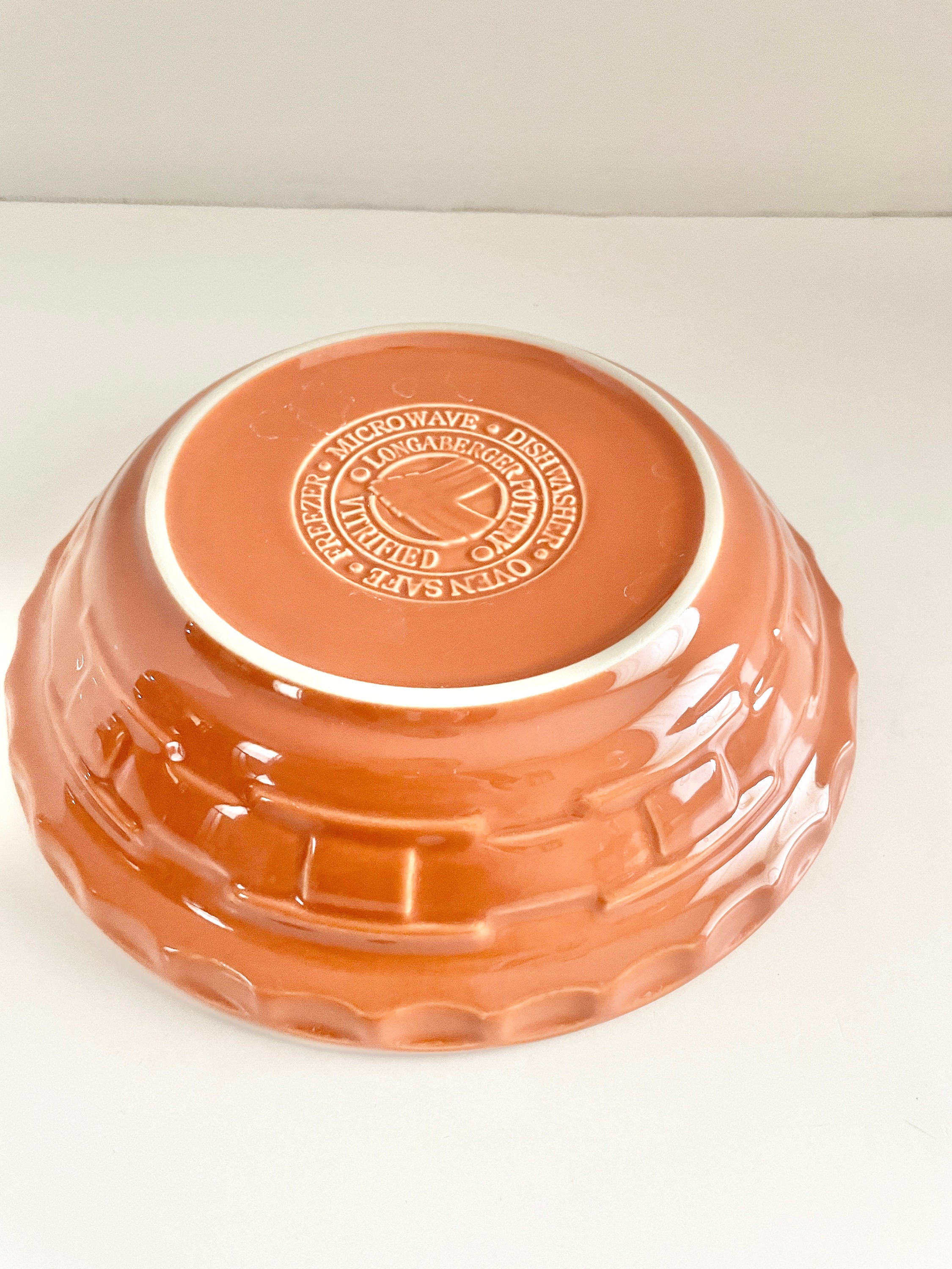 Longaberger Pottery Woven Traditions Spice 7 Small Mini Pie Etsy