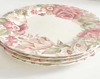 Vintage Nikko Blossom Time Summer Glade Dinner Plates Set of 4