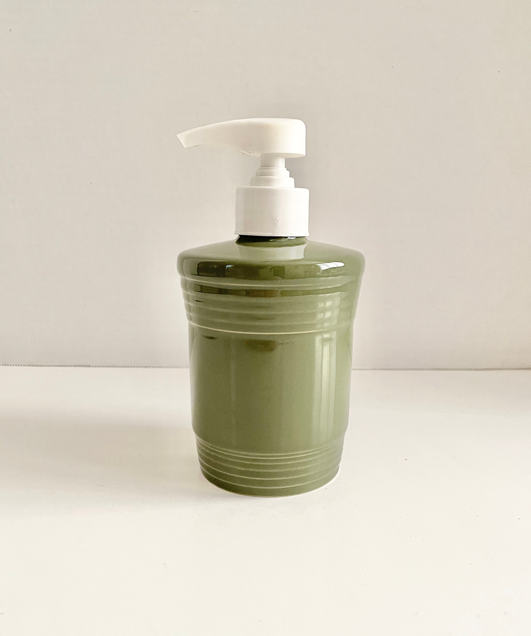 Homer Laughlin Fiesta Sage Green Lotion/soap Dispenser Etsy