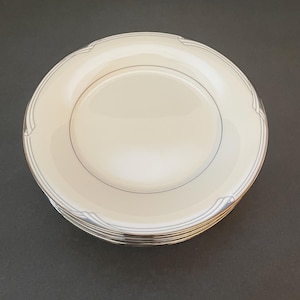 Vintage Noritake Sterling Cove Salatteller Set mit 6 Stück